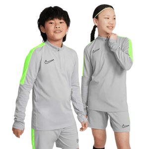 nike DRI - FIT Academy 23 Drill Top Trainingstop Kinder langarm grau - gelb - sportiger.de