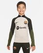 nike FC BARCELONA STRIKE DRILL Top Kinder beige - grün - sportiger.de