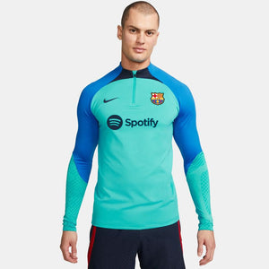 nike FC BARCELONA STRIKE Shirt Herren langarm türkis - blau - sportiger.de