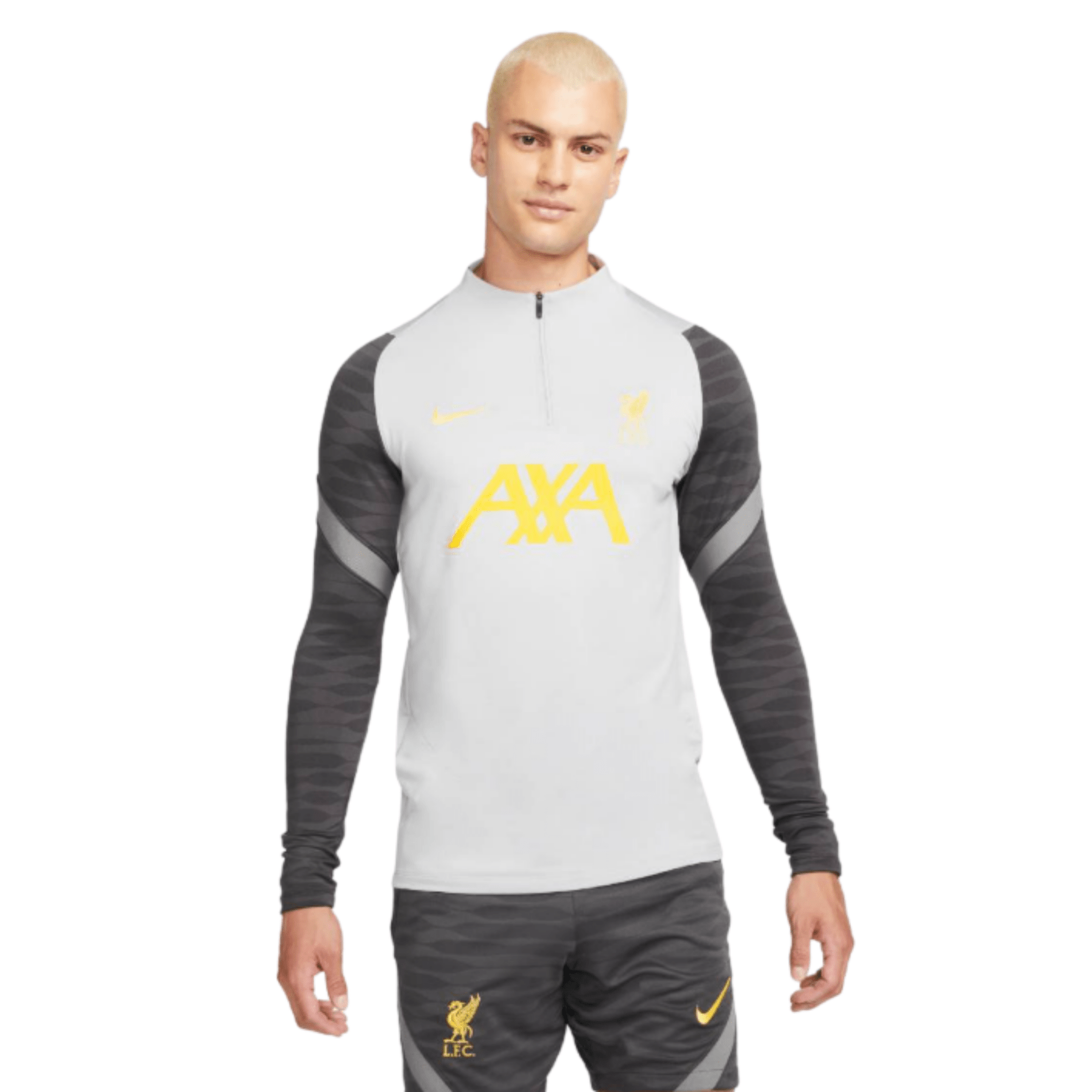 nike FC LIVERPOOL Trainingsshirt Herren langarm grau - sportiger.de