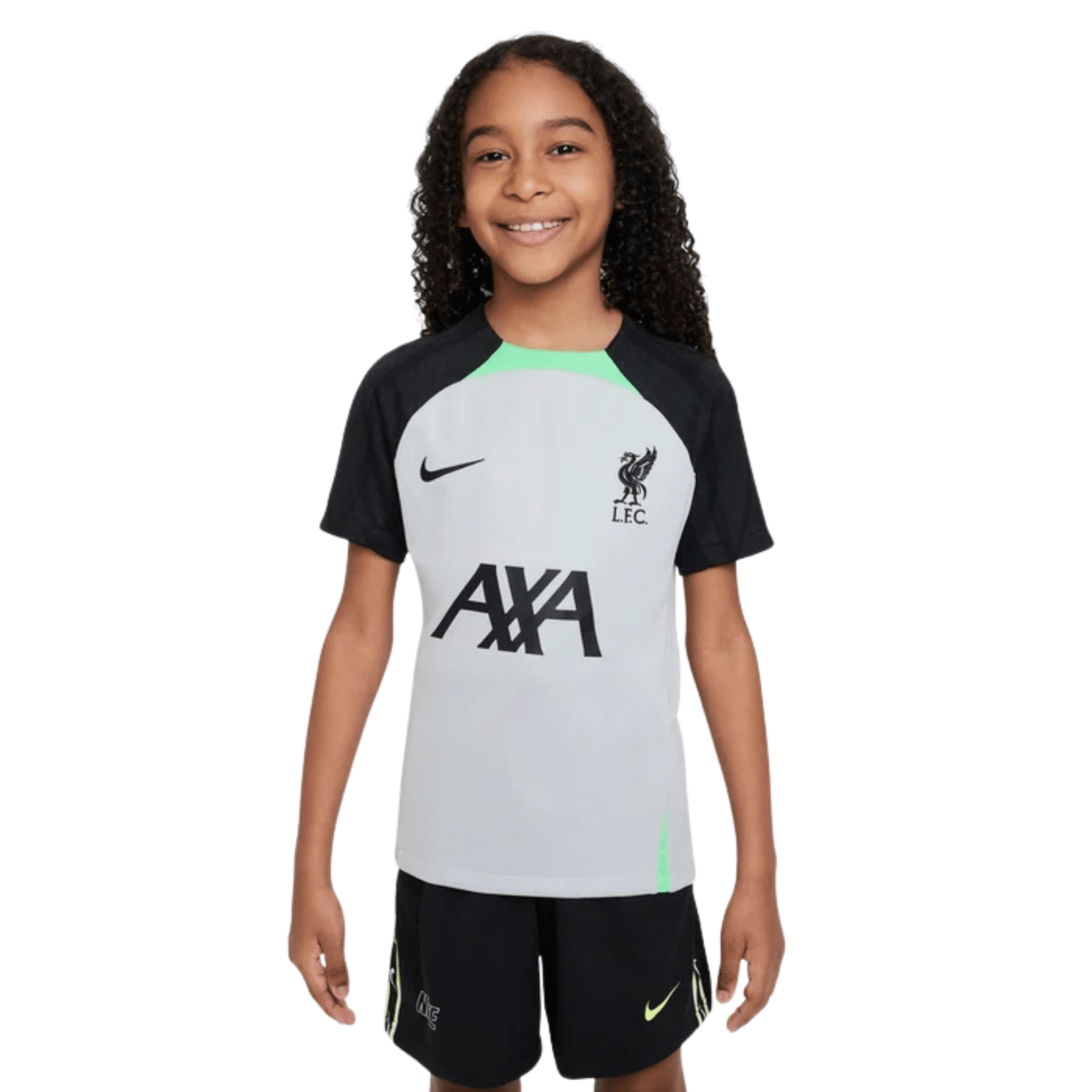 nike LFC FC LIVERPOOL STRIKE Shirt Kinder grau - schwarz - sportiger.de