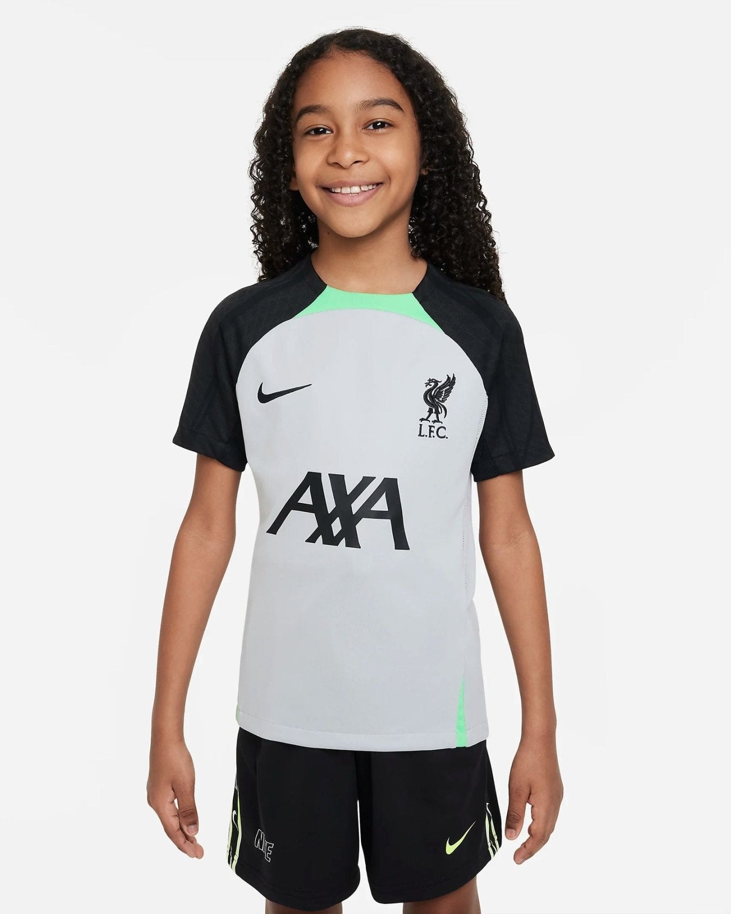 nike LFC FC LIVERPOOL STRIKE Shirt Kinder grau - schwarz - sportiger.de