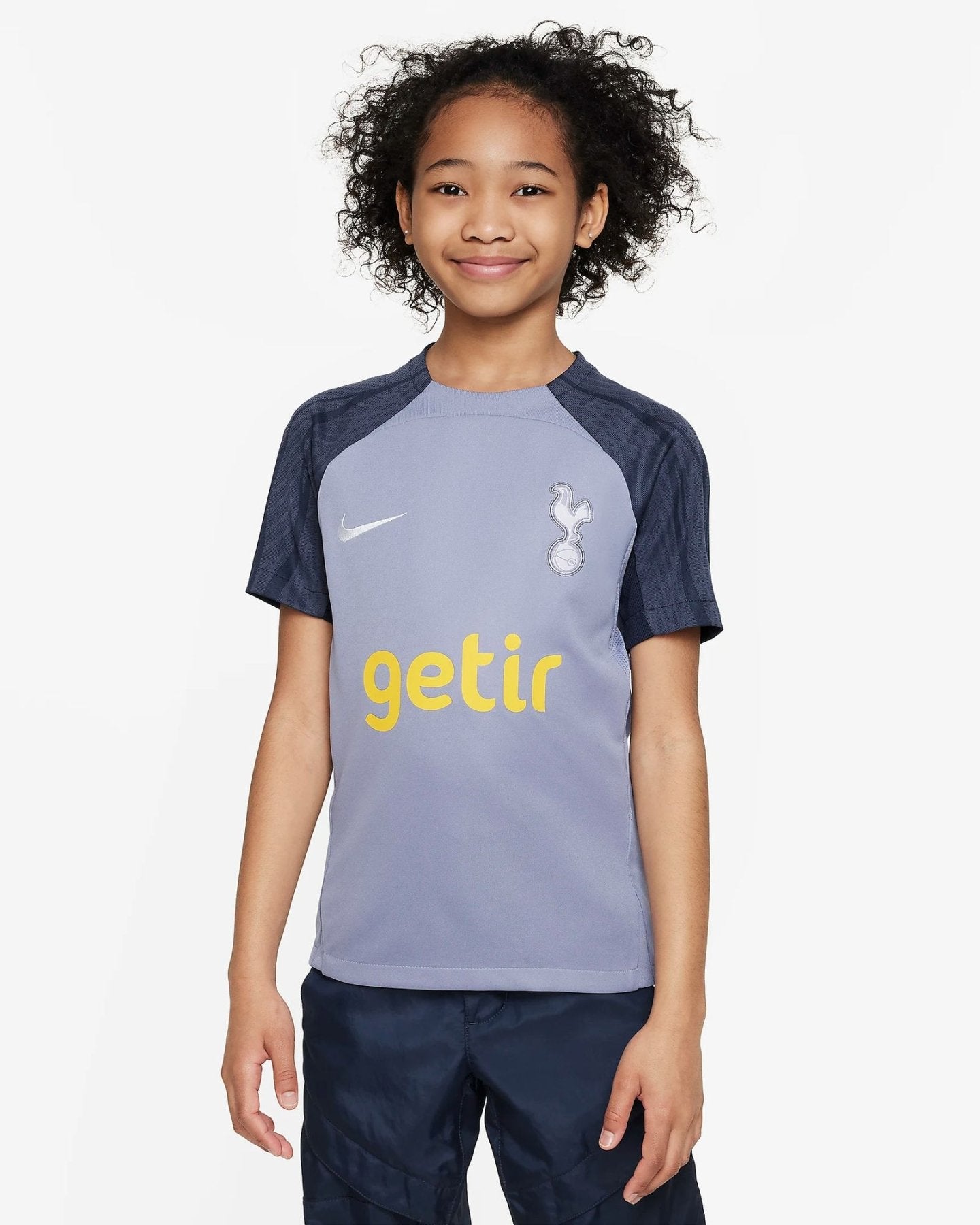 nike THFC TOTTENHAM HOTSPUR STRIKE Shirt Kinder grau - dunkelblau - sportiger.de