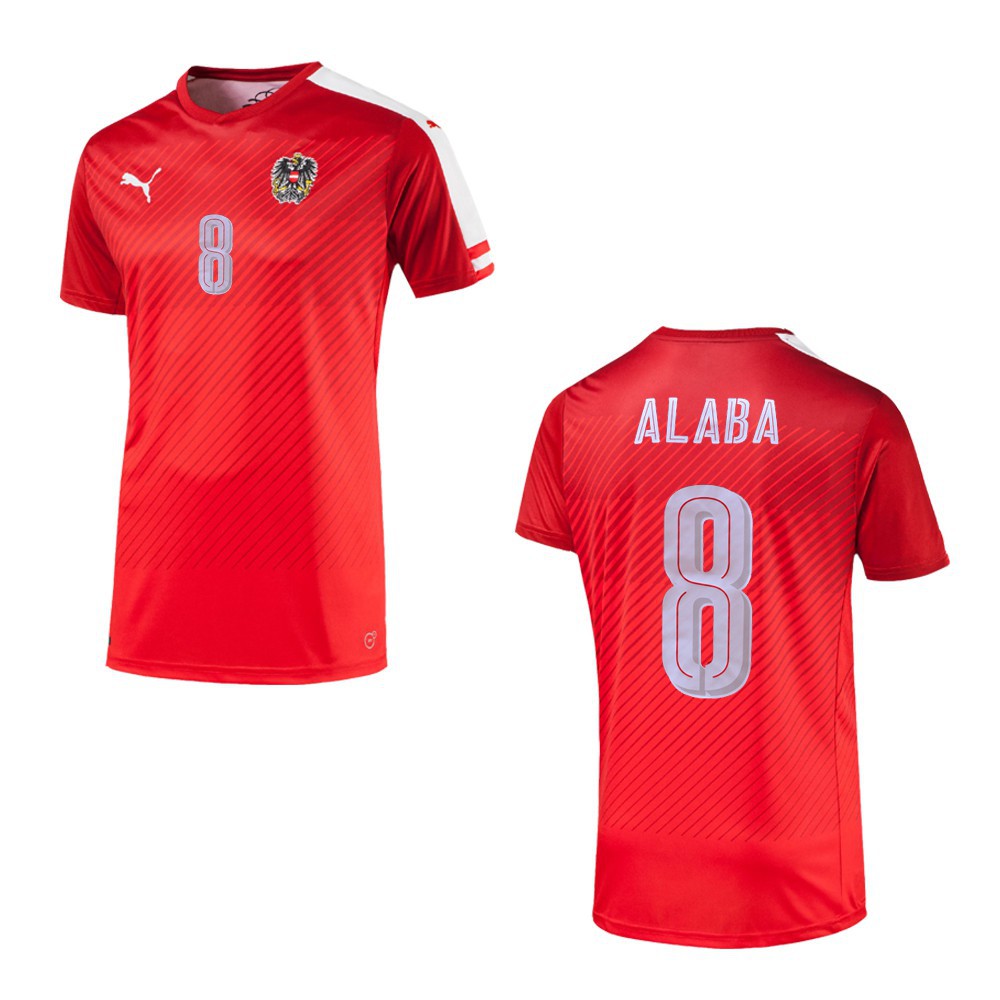 puma ÖFB ÖSTERREICH Trikot Home Kinder EURO 2016 - ALABA 8