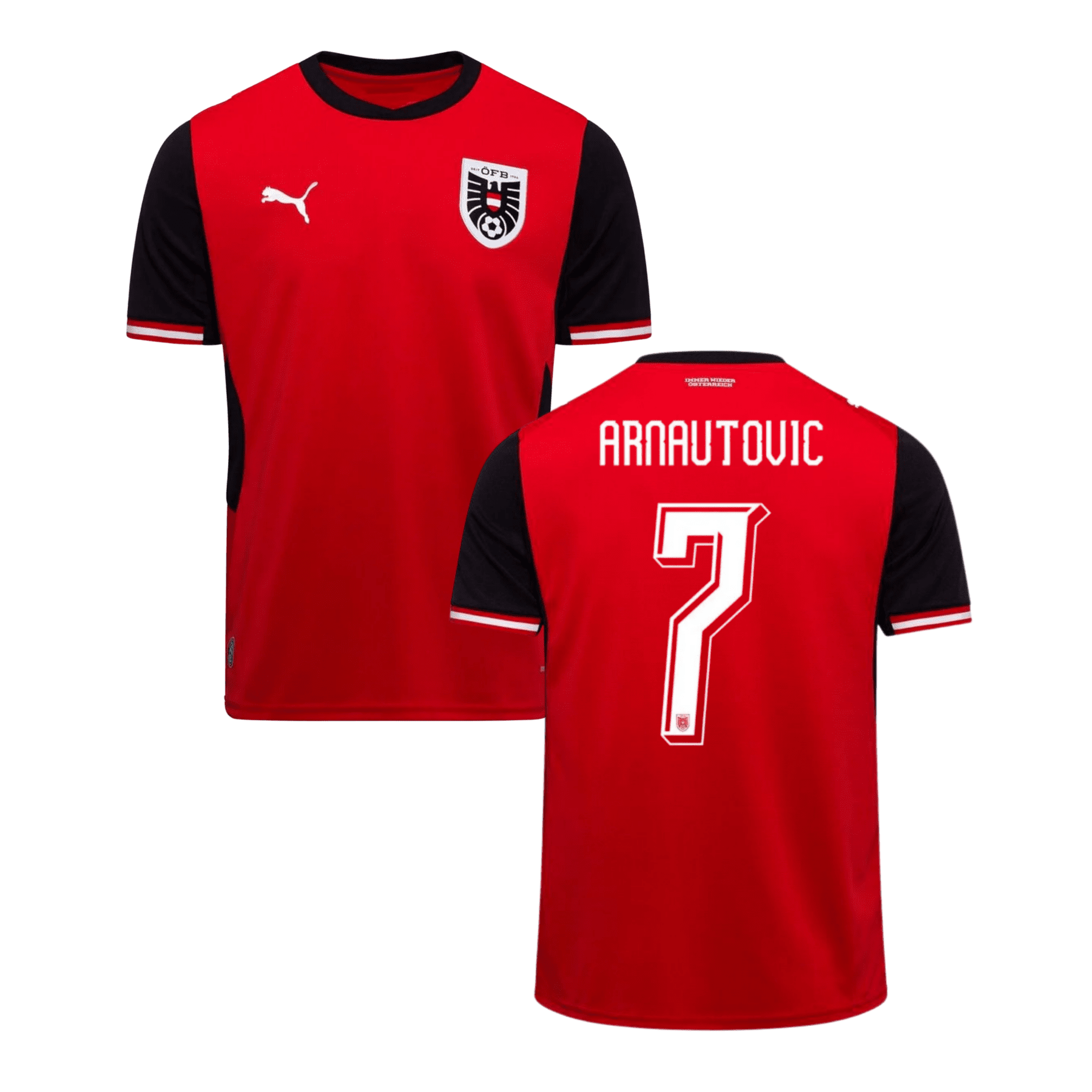 ÖFB ÖSTERREICH Trikot Home Herren WM 2026 - ARNAUTOVIC 7 - sportiger.de