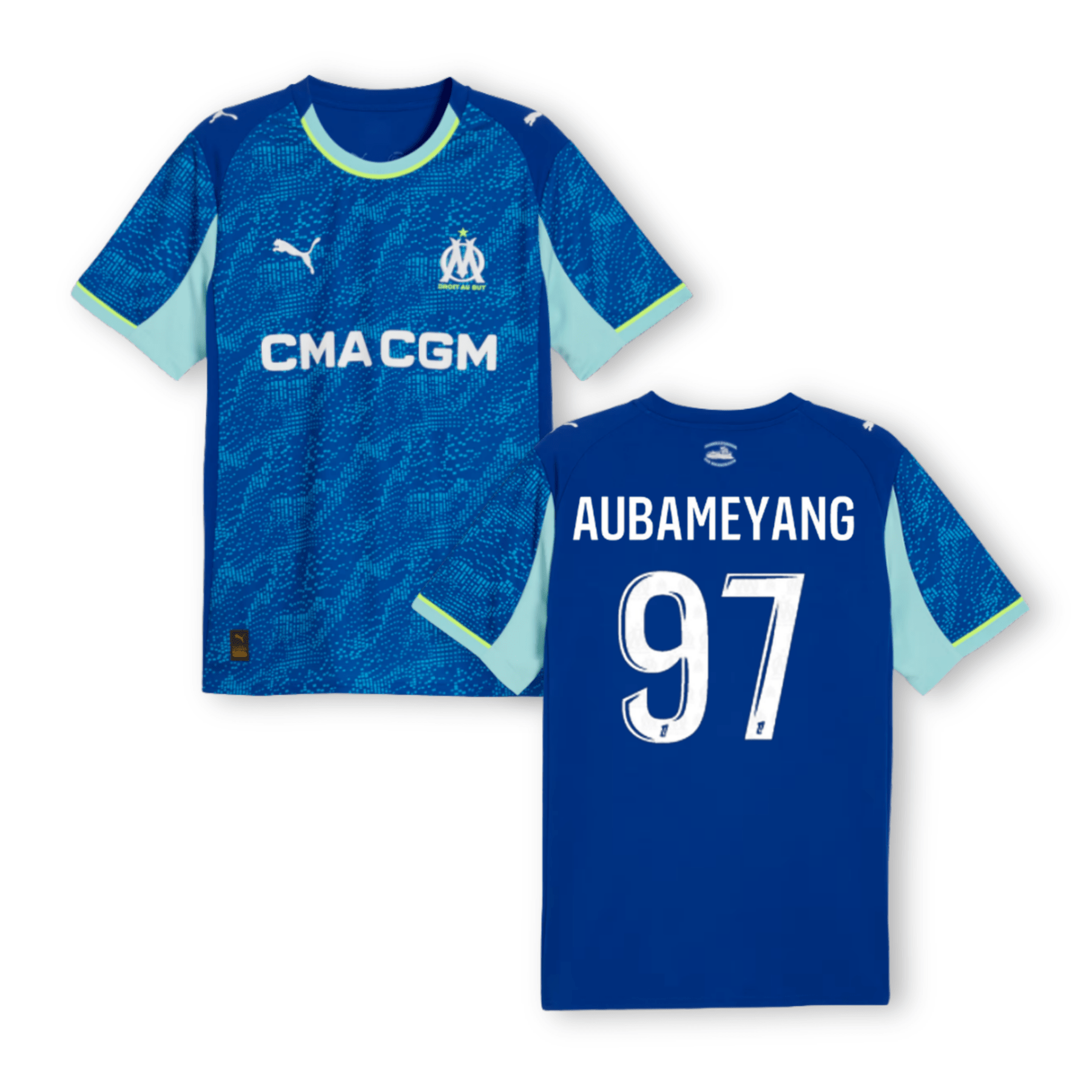 OM OLYMPIQUE MARSEILLE Trikot 3rd Herren 25 / 26 - AUBAMEYANG 97 - sportiger.de