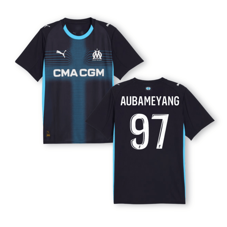 OM OLYMPIQUE MARSEILLE Trikot Away Herren 25 / 26 - AUBAMEYANG 97 - sportiger.de