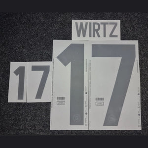 Original 2025 DFB DEUTSCHLAND 125 Jahre Trikot - Flock - WIRTZ 17 - sportiger.de
