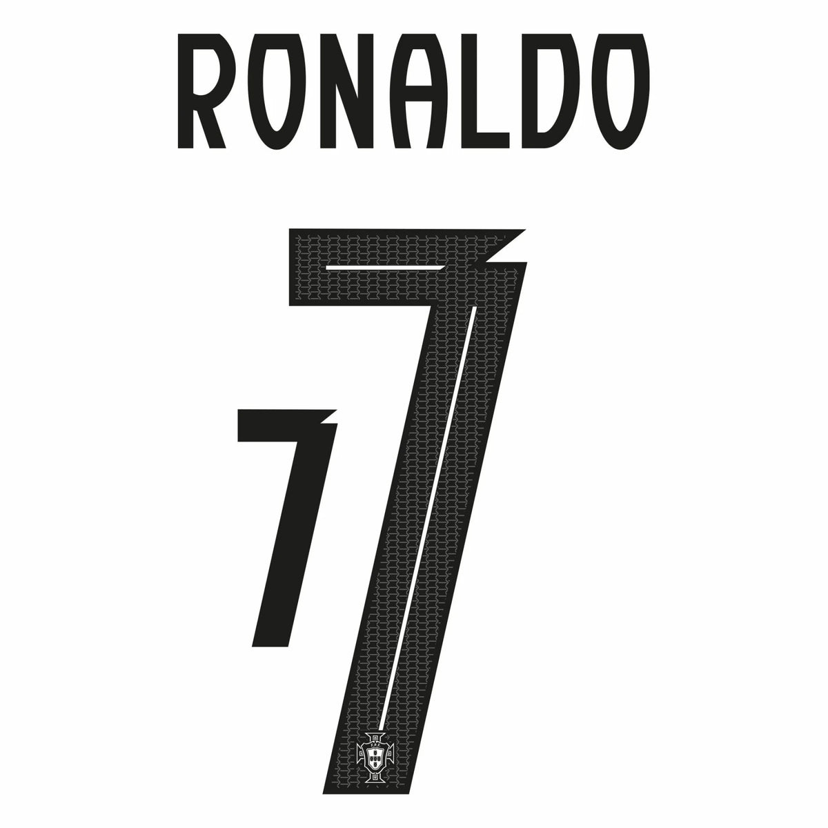 Camiseta Portugal 2025 FPF Away con Flock 25cm - RONALDO 7 - sportiger.de