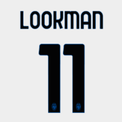 Original 24 / 25 ATALANTA BERGAMO Trikot - Flock 25cm - LOOKMAN 11 - sportiger.de