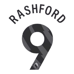 Original 24 / 25 Premier League Trikot - Flock 25cm - RASHFORD 9 - sportiger.de