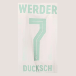 Original 24 / 25 SV WERDER BREMEN Away Trikot - Flock - DUCKSCH 7 - sportiger.de
