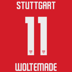 Original 24 / 25 VFB STUTTGART Away/3rd Trikot - Flock - WOLTEMADE 11 - sportiger.de