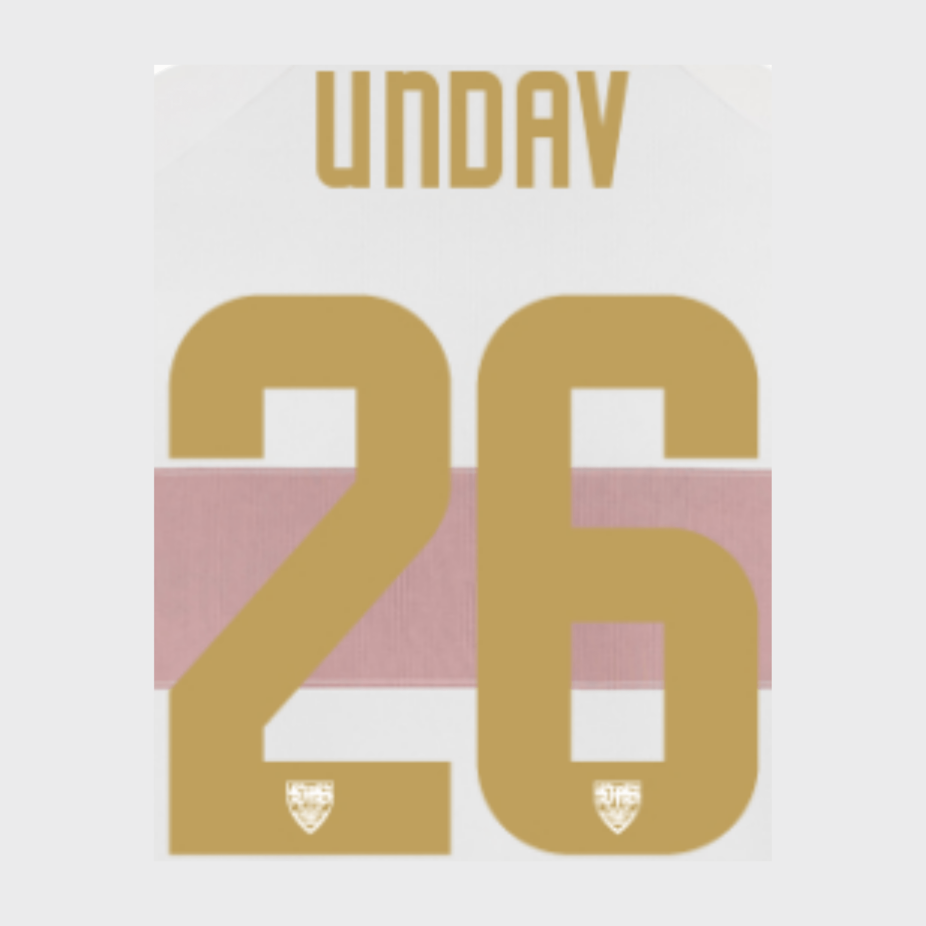 Original 24 / 25 VFB STUTTGART Champions League Trikot - Flock - UNDAV 26 - sportiger.de