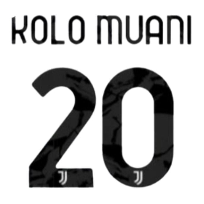 Original 24 / 26 JUVENTUS TURIN Trikot - Flock - KOLO MUANI 20 - sportiger.de