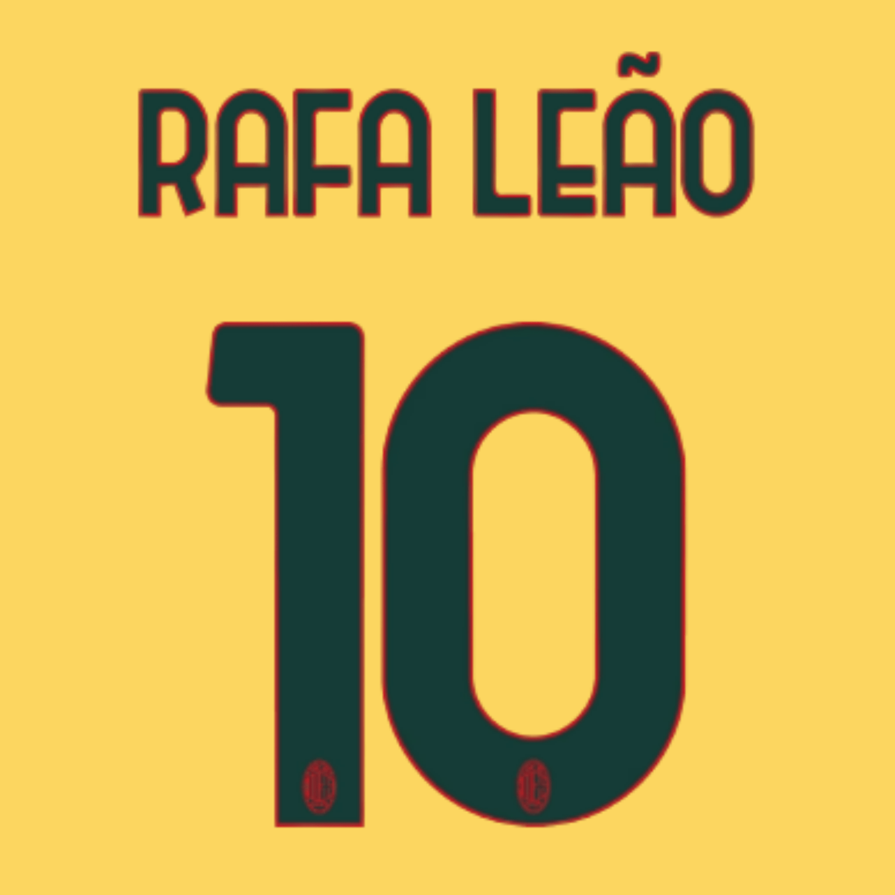 Original 25 / 26 ACM AC MAILAND 3rd Trikot - Flock - RAFA LEÃO 10 - sportiger.de