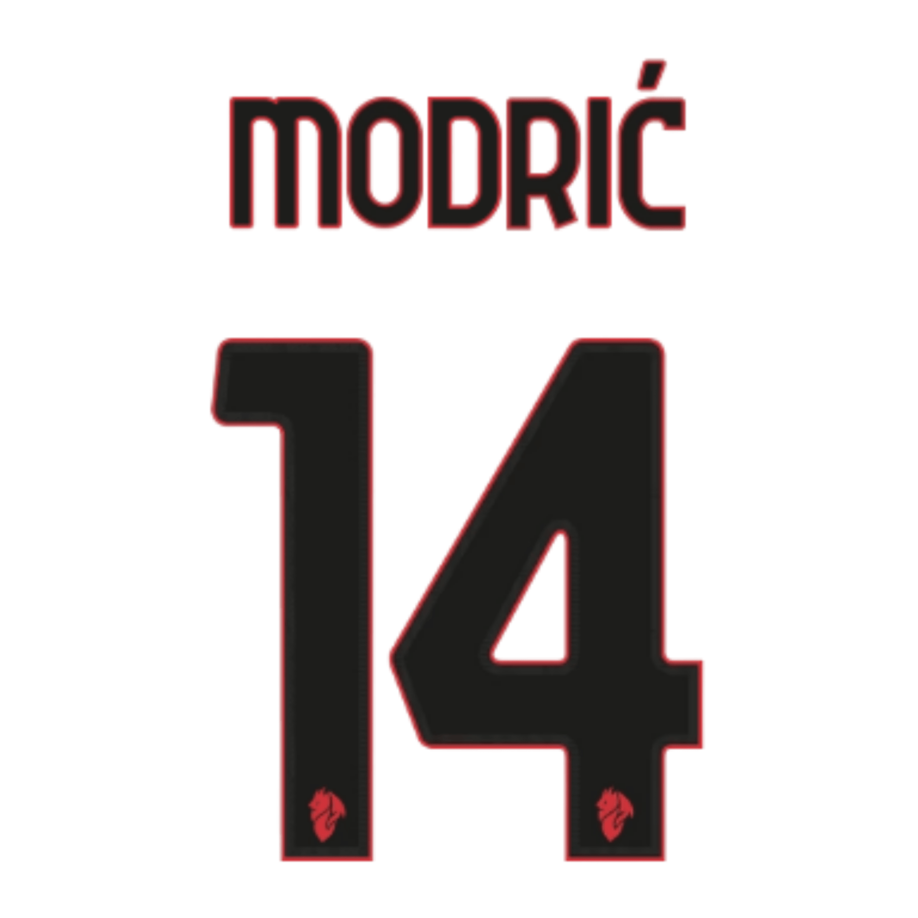 Original 25 / 26 ACM AC MAILAND Away Trikot - Flock - MODRIĆ 14 - sportiger.de