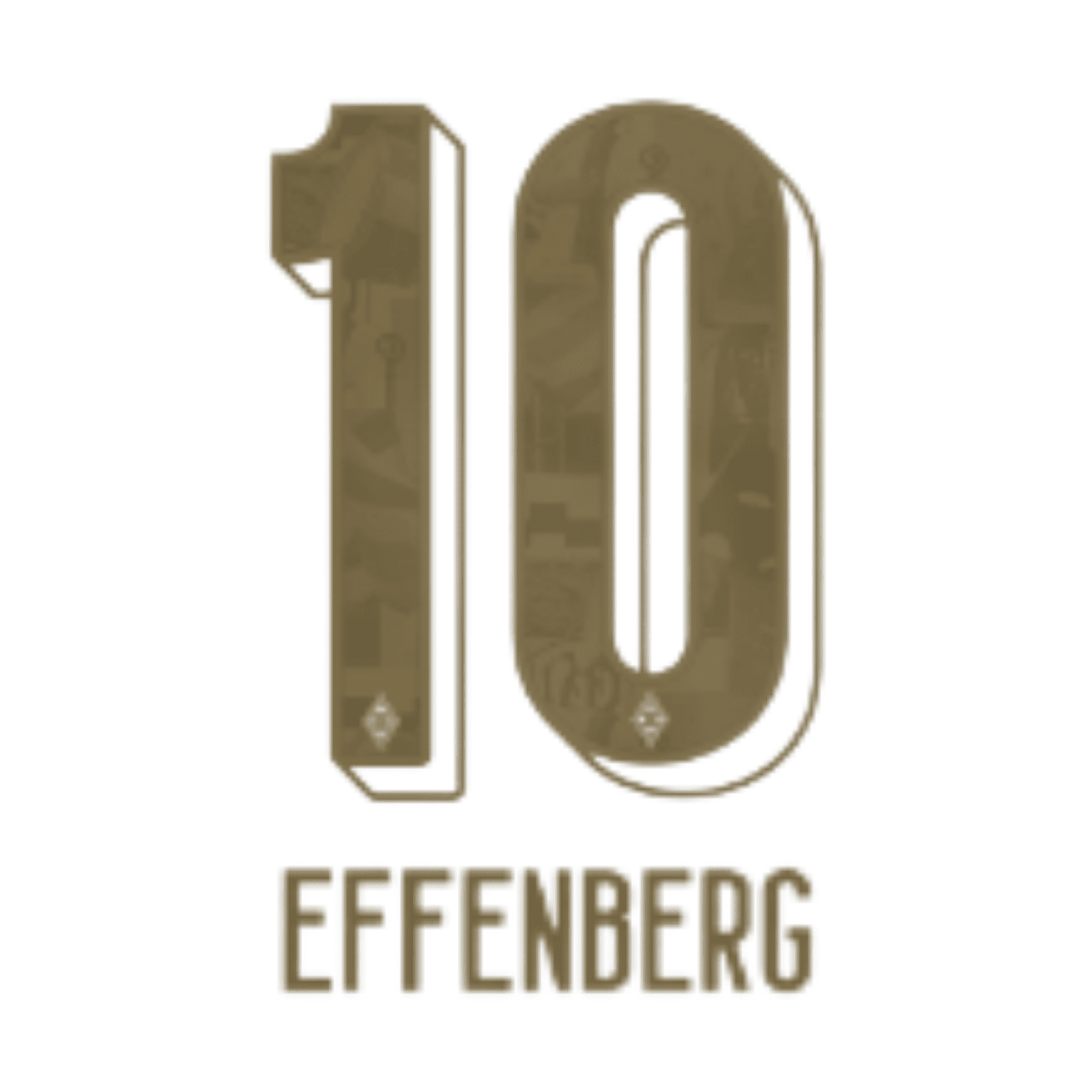 Original 25 / 26 BMG BORUSSIA MÖNCHENGLADBACH 125 Jahre Jubiläums Trikot - Flock 27cm - EFFENBERG 10 - sportiger.de