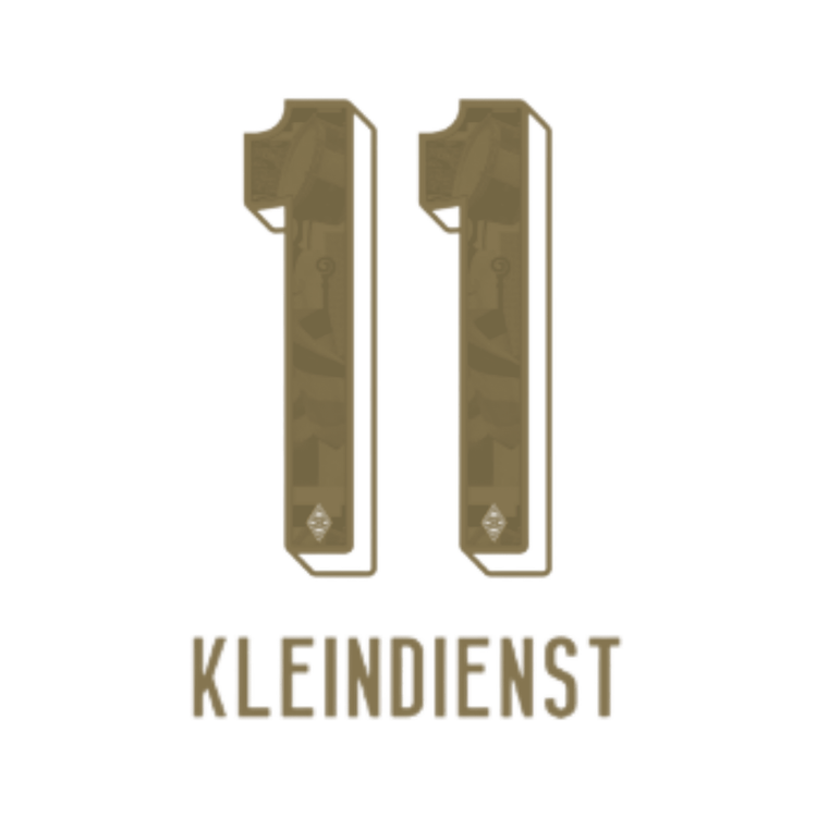 Original 25 / 26 BMG BORUSSIA MÖNCHENGLADBACH 125 Jahre Jubiläums Trikot - Flock 27cm - KLEINDIENST 11 - sportiger.de