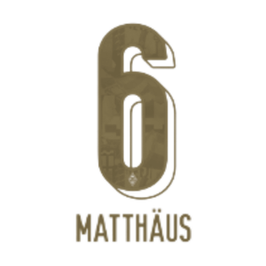 Original 25 / 26 BMG BORUSSIA MÖNCHENGLADBACH 125 Jahre Jubiläums Trikot - Flock 27cm - MATTHÄUS 6 - sportiger.de