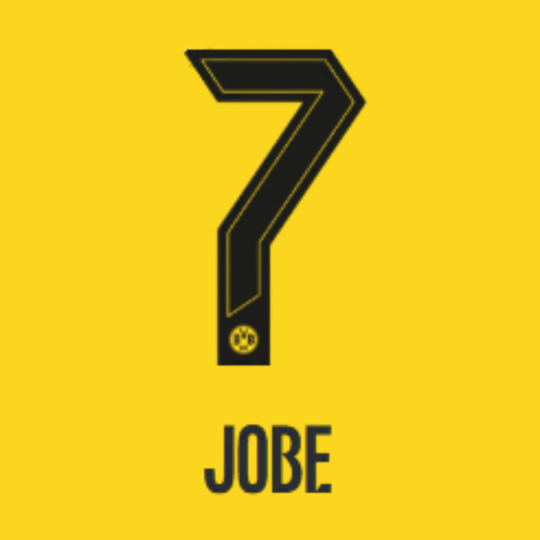 Original 25 / 26 BVB BORUSSIA DORTMUND Trikot - Flock - JOBE 7 - sportiger.de