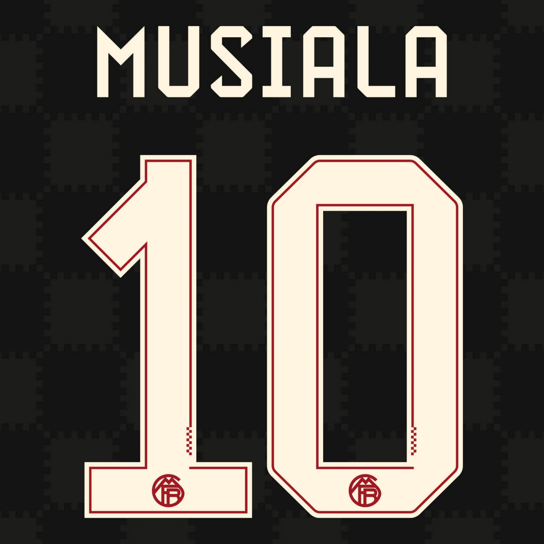 Original 25 / 26 FCB FC BAYERN MÜNCHEN 3rd Trikot - Flock - MUSIALA 10 - sportiger.de