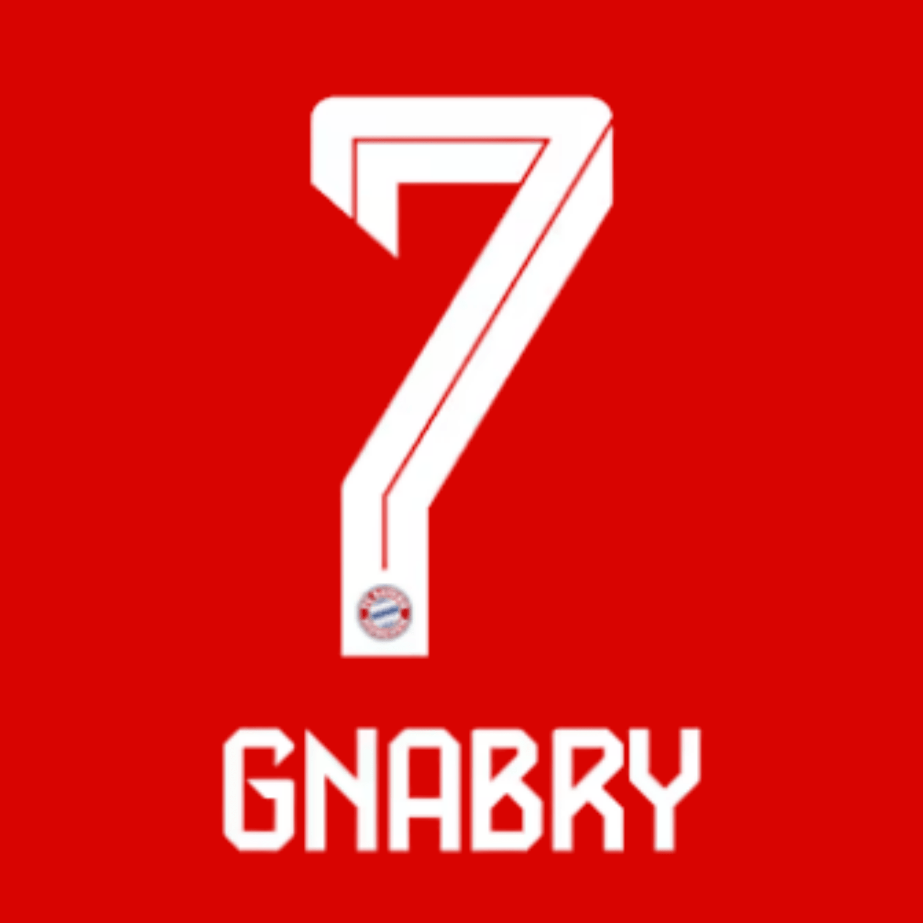 Original 25 / 26 FCB FC BAYERN MÜNCHEN Home Trikot - Flock - GNABRY 7 - sportiger.de