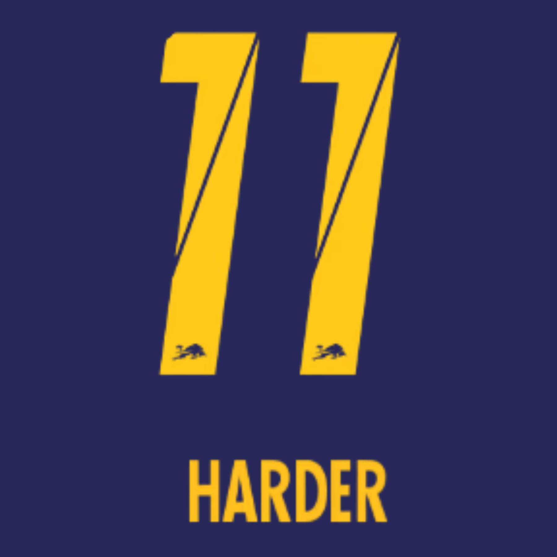 Original 25 / 26 RBL RB LEIPZIG Away Trikot - Flock - HARDER 11 - sportiger.de
