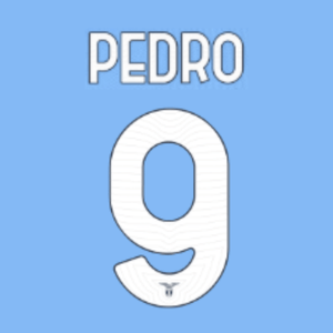 Original 25 / 26 SS LAZIO ROM Home Trikot - Flock 25cm - PEDRO 9 - sportiger.de