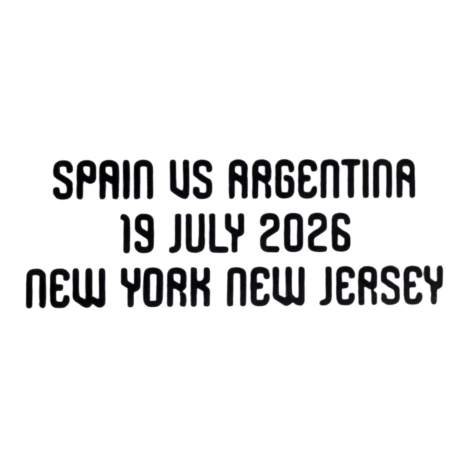 Original AFA ARGENTINA Home Jersey Detalle del Partido/Enfrentamiento Copa Mundial 2026 ESPAÑA VS ARGENTINA 19 JULIO 2026 NUEVA YORK NUEVA JERSEY (FINAL) - sportiger.de