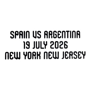 Original AFA ARGENTINA Home Jersey Detalle del Partido/Enfrentamiento Copa Mundial 2026 ESPAÑA VS ARGENTINA 19 JULIO 2026 NUEVA YORK NUEVA JERSEY (FINAL) - sportiger.de