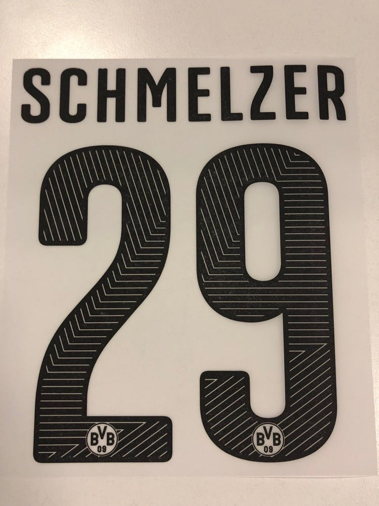Original BVB Borussia Dortmund Trikot - Flock 20cm - SCHMELZER 29 - sportiger.de