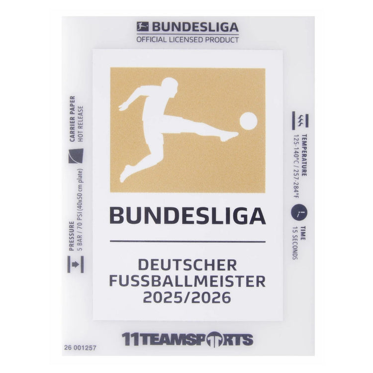 Original DFL Bundesliga Meisterlogo 2025 / 2026 - FC Bayern München - sportiger.de