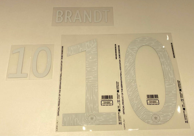 Original EM 20 DFB Deutschland Away Trikot - Flock - BRANDT 10 - sportiger.de