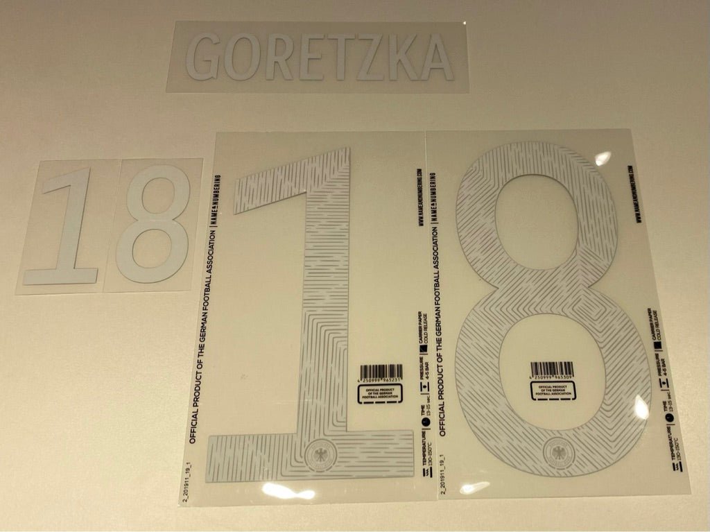 Original EM 20 DFB Deutschland Away Trikot - Flock - GORETZKA 18 - sportiger.de