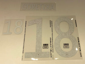 Original EM 20 DFB Deutschland Away Trikot - Flock - GORETZKA 18 - sportiger.de