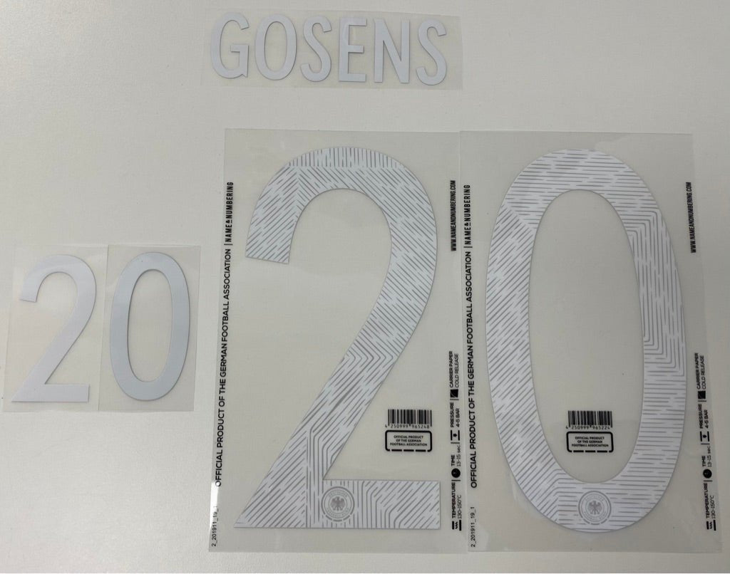 Original EM 20 DFB Deutschland Away Trikot - Flock - GOSENS 20 - sportiger.de