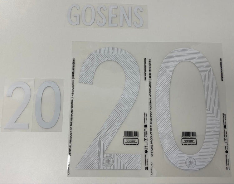 Original EM 20 DFB Deutschland Away Trikot - Flock - GOSENS 20 - sportiger.de