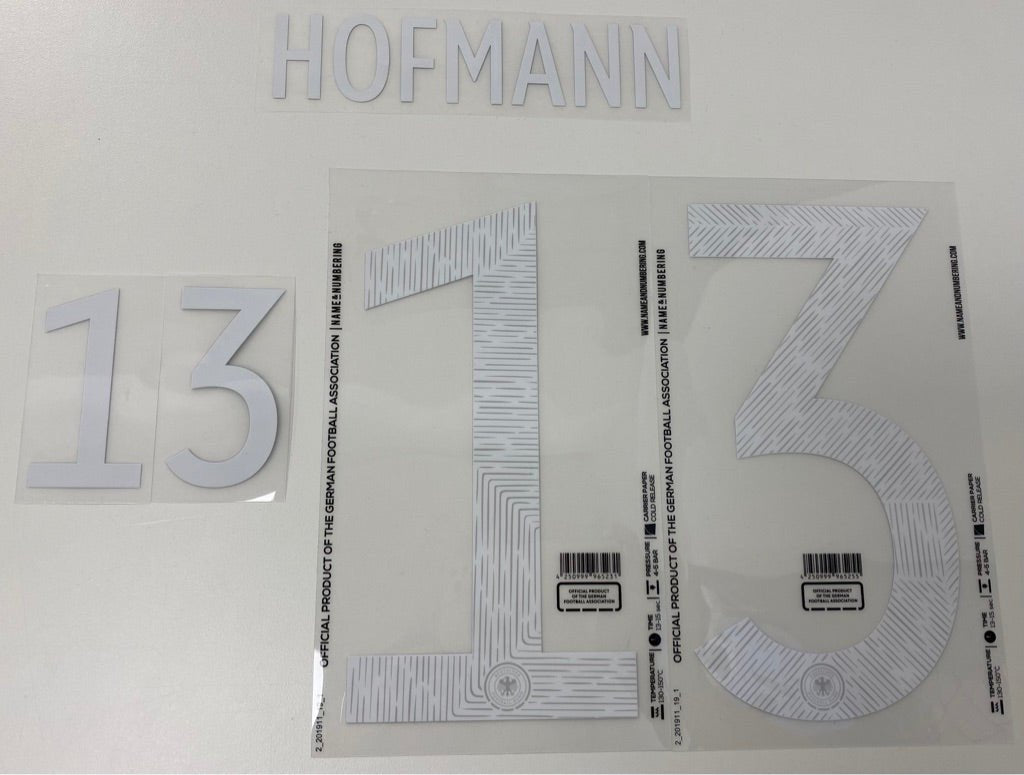 Original EM 20 DFB Deutschland Away Trikot - Flock - HOFMANN 13 - sportiger.de