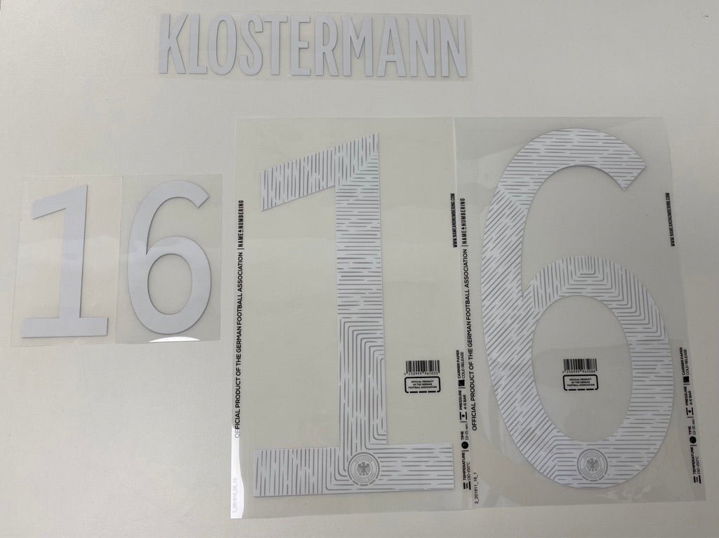 Original EM 20 DFB Deutschland Away Trikot - Flock - KLOSTERMANN 16 - sportiger.de