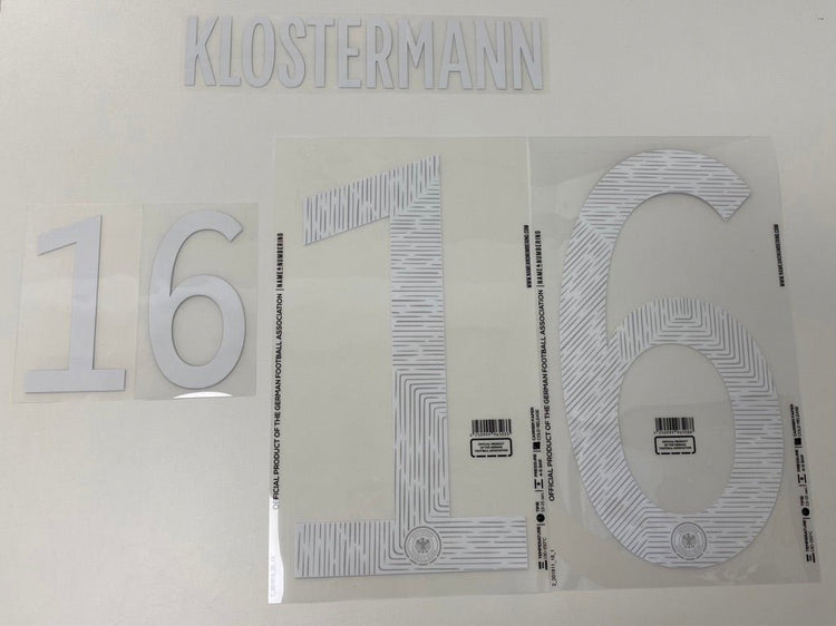 Original EM 20 DFB Deutschland Away Trikot - Flock - KLOSTERMANN 16 - sportiger.de