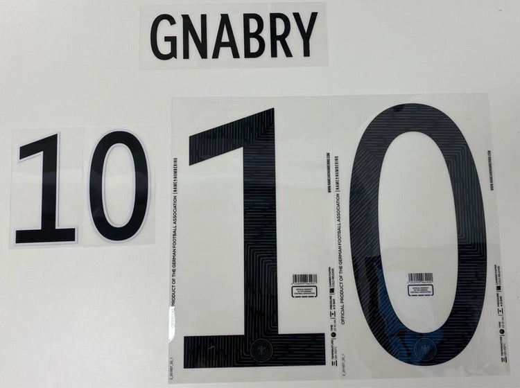 Original EM 20 DFB Deutschland Home Trikot - Flock - GNABRY 10 - sportiger.de