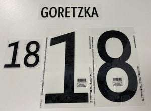 Original EM 20 DFB Deutschland Home Trikot - Flock - GORETZKA 18 - sportiger.de