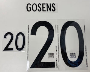Original EM 20 DFB Deutschland Home Trikot - Flock - GOSENS 20 - sportiger.de