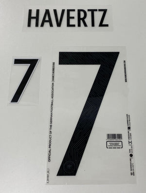 Original EM 20 DFB Deutschland Home Trikot - Flock - HAVERTZ 7 - sportiger.de