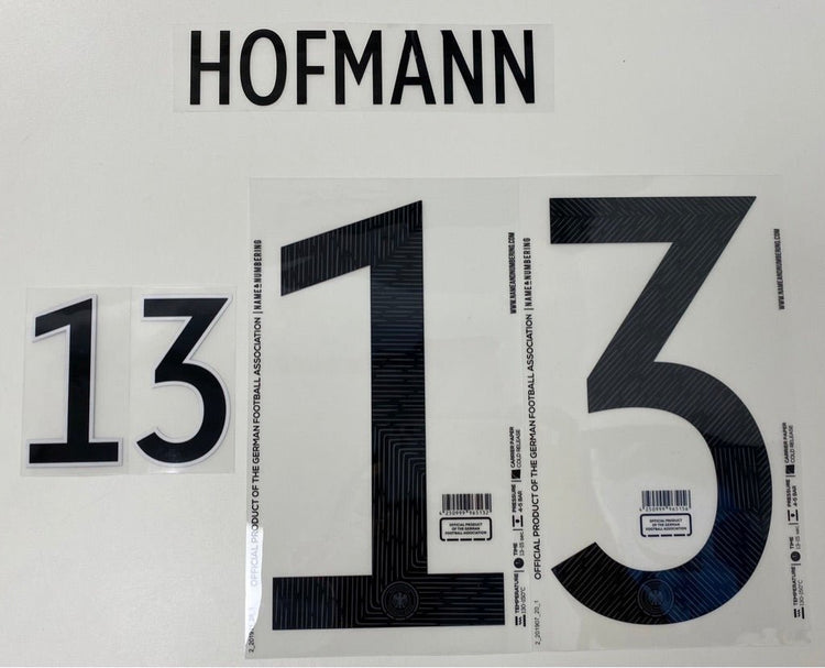 Original EM 20 DFB Deutschland Home Trikot - Flock - HOFMANN 13 - sportiger.de