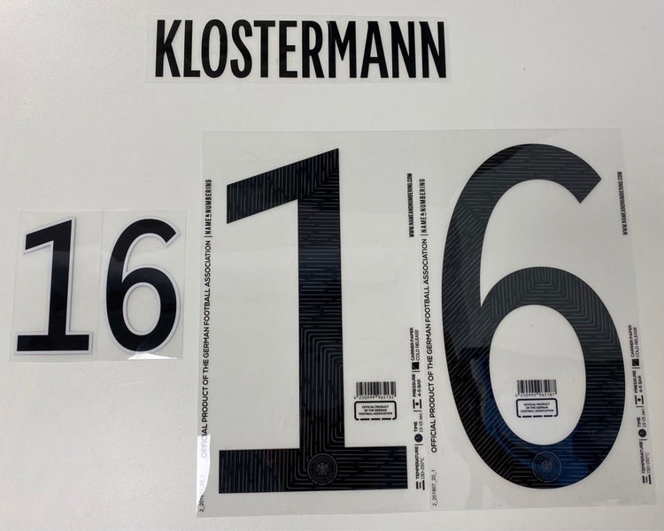 Original EM 20 DFB Deutschland Home Trikot - Flock - KLOSTERMANN 16 - sportiger.de