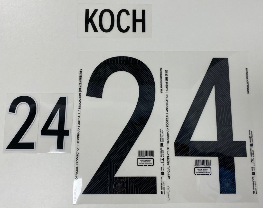 Original EM 20 DFB Deutschland Home Trikot - Flock - KOCH 24 - sportiger.de