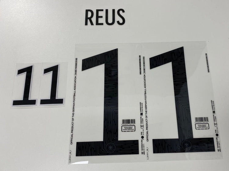Original EM 20 DFB Deutschland Home Trikot - Flock - REUS 11 - sportiger.de