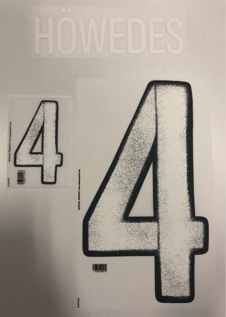 Original EM 2016 DFB Deutschland Away Trikot - Flock - HÖWEDES 4 - sportiger.de